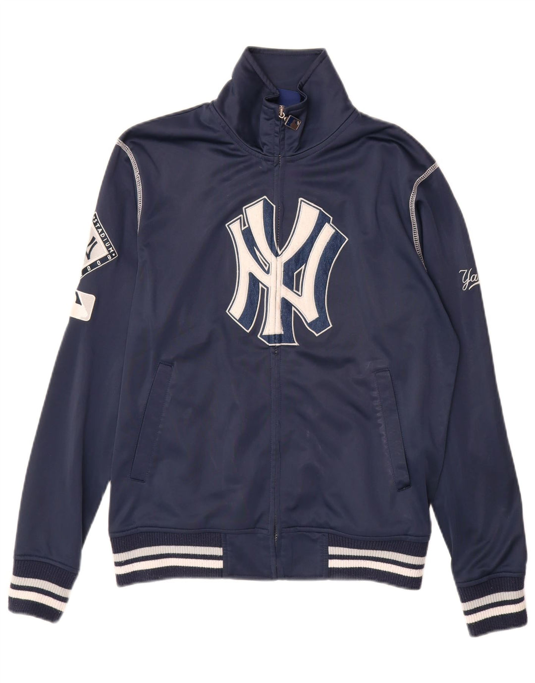 MAJESTIC Herren-Trainingsanzug der New York Yankees, Jacke, Größe S, Marineblau