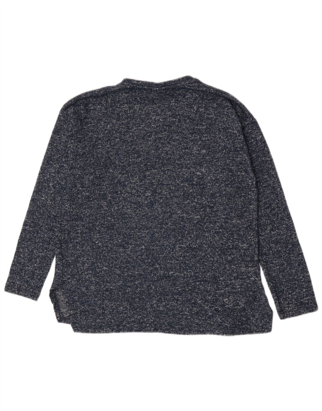 Zara Mädchen-Sweatshirt-Pullover, 11–12 Jahre, marineblau meliertes Polyester