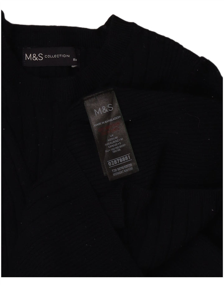 Marks & Spencer Damen-Pullover mit U-Boot-Ausschnitt, Gr. 12, mittleres Marineblau