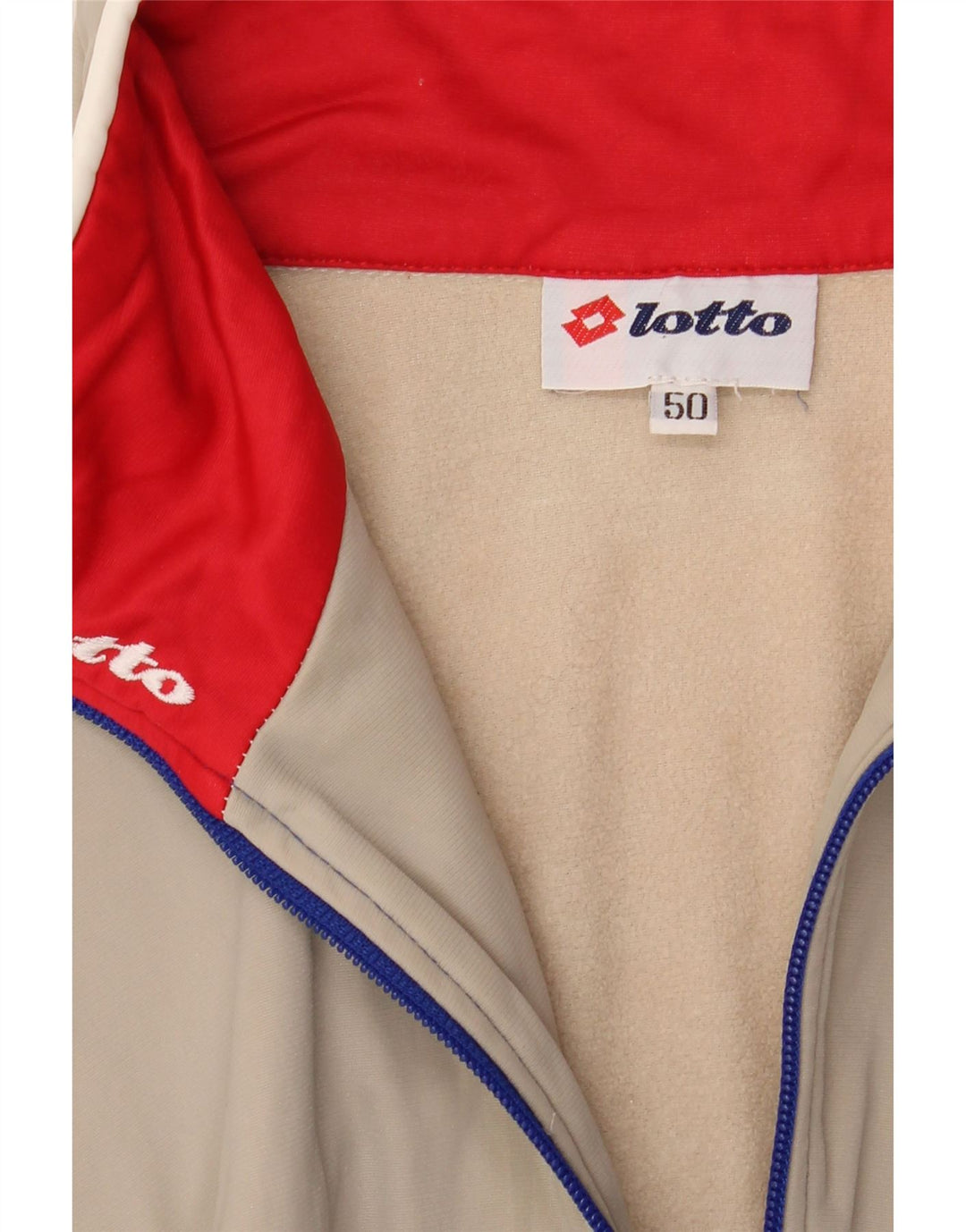 Lotto Herren-Trainingsanzug-Top-Jacke, IT 50, mittelgroß, mehrfarbig, Farbblock