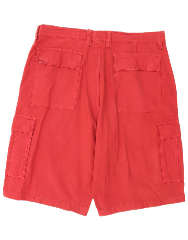 Carrera Herren Cargoshorts IT 52 XL W36 Rote Baumwolle
