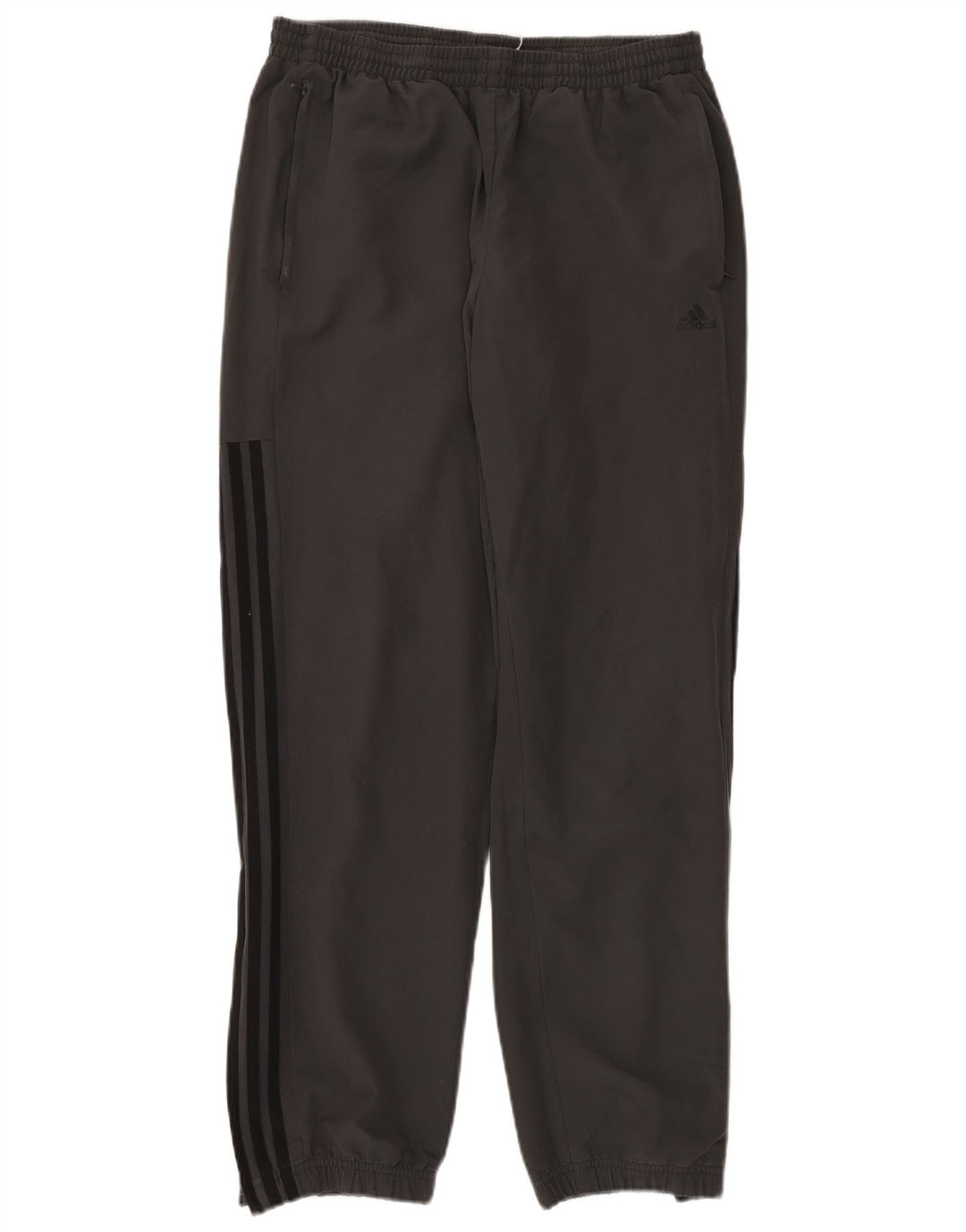 ADIDAS Herren-Trainingshose, Jogginghose, groß, grau, Polyester