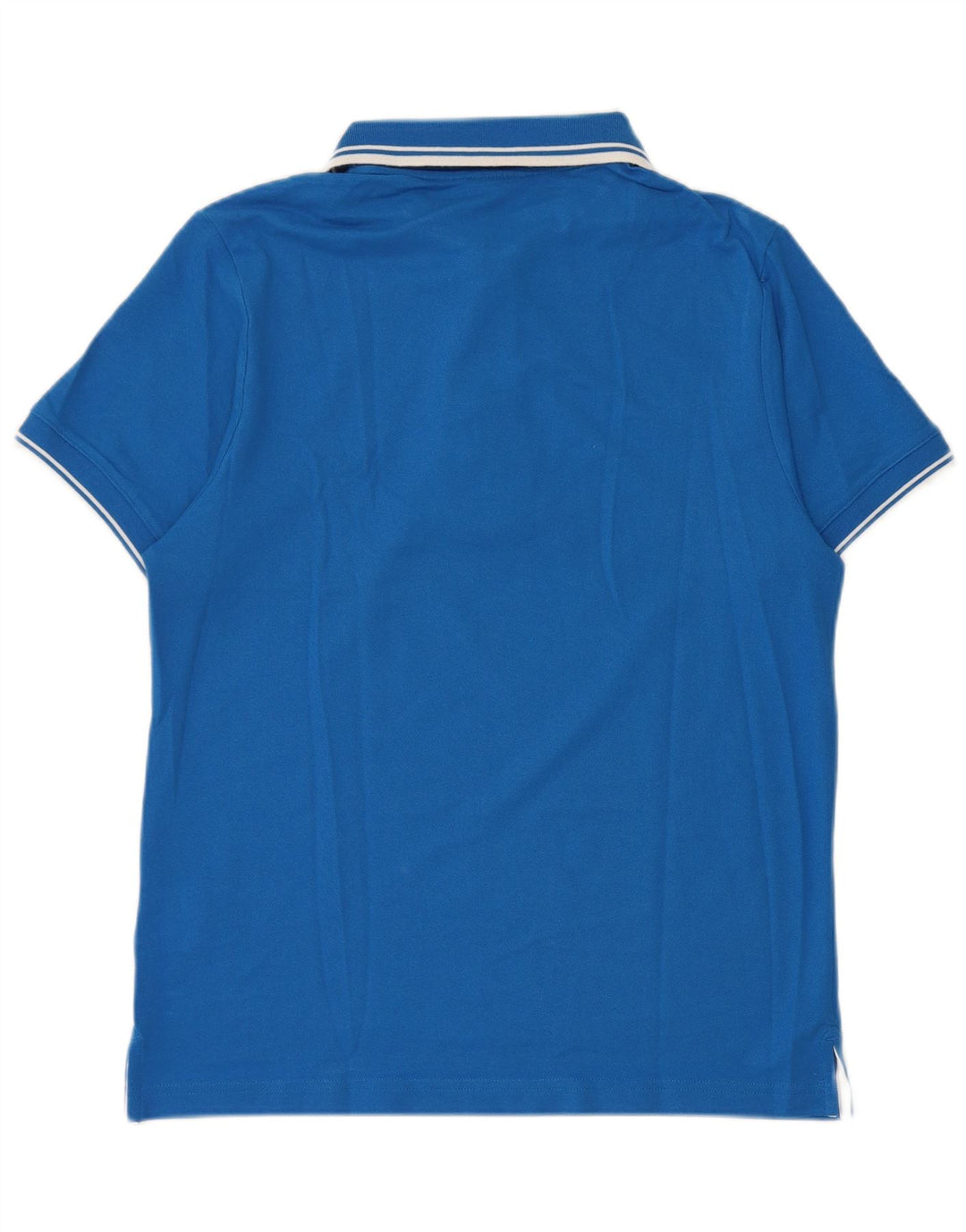 Champion Herren-Poloshirt mit Grafik, klein, blau gestreift, Baumwolle
