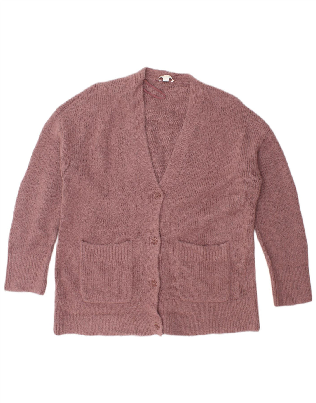 Cos Damen-Strickjacke in Übergröße, Gr. 10, Größe S, rosa, Alpakawolle