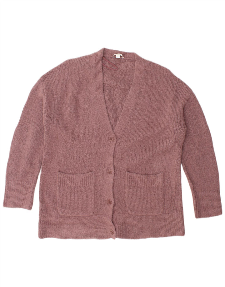 Cos Damen-Strickjacke in Übergröße, Gr. 10, Größe S, rosa, Alpakawolle