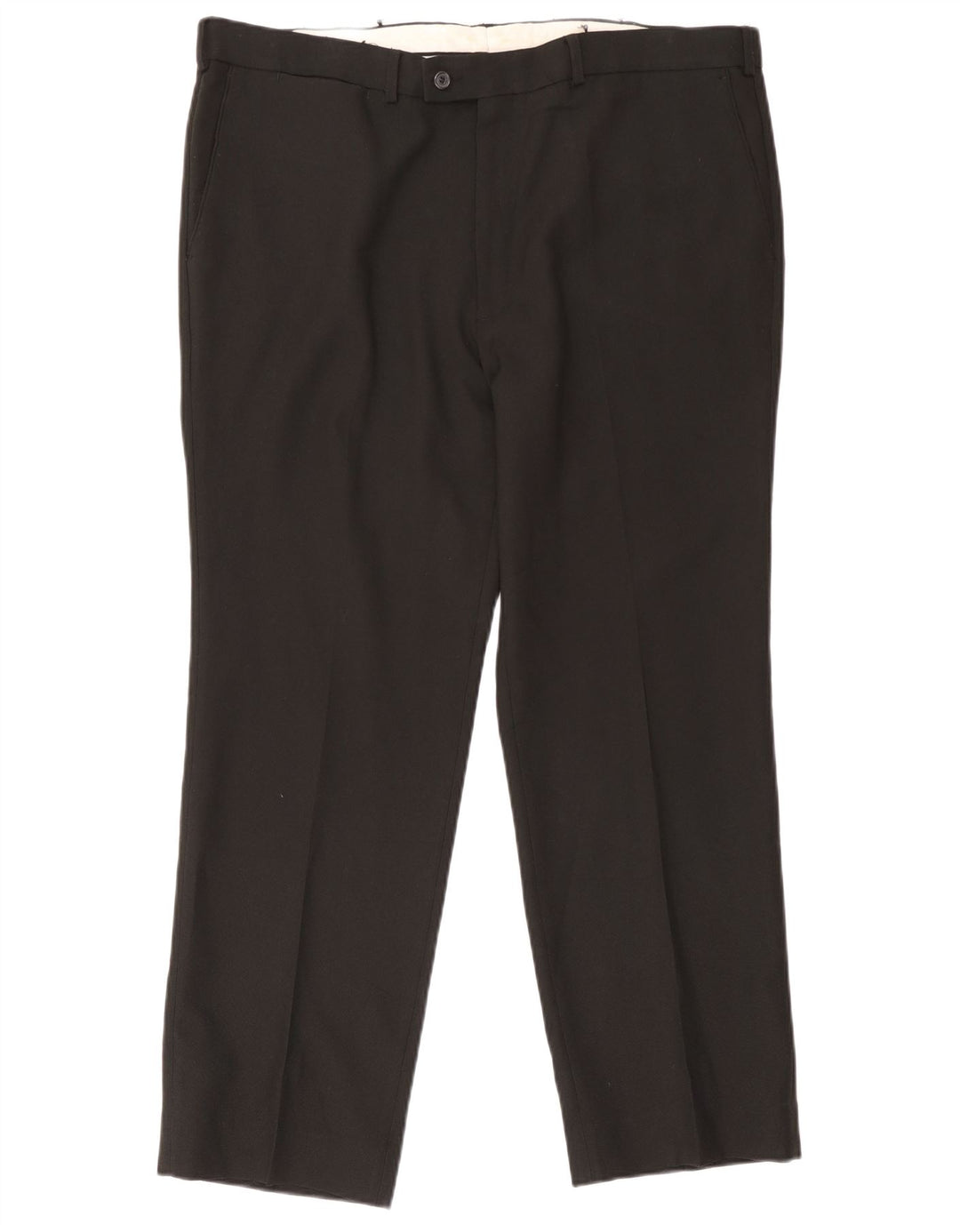 Farah Herren-Anzughose, gerade, W42, L30, Schwarz