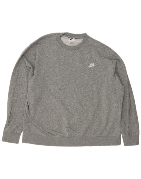 Nike Herren Sweatshirt Pullover XL Grau Baumwolle