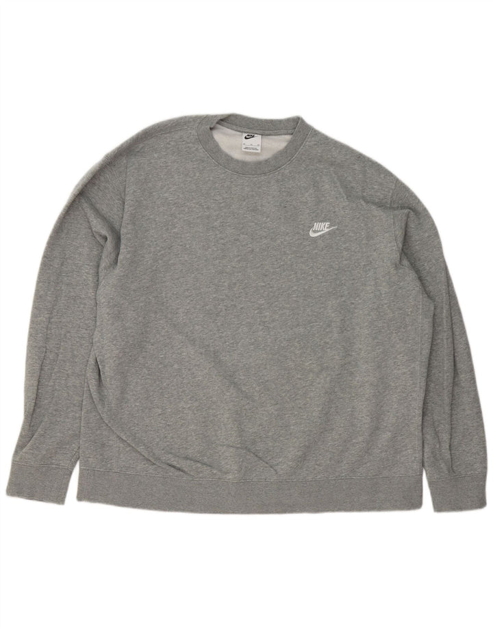 Nike Herren Sweatshirt Pullover XL Grau Baumwolle