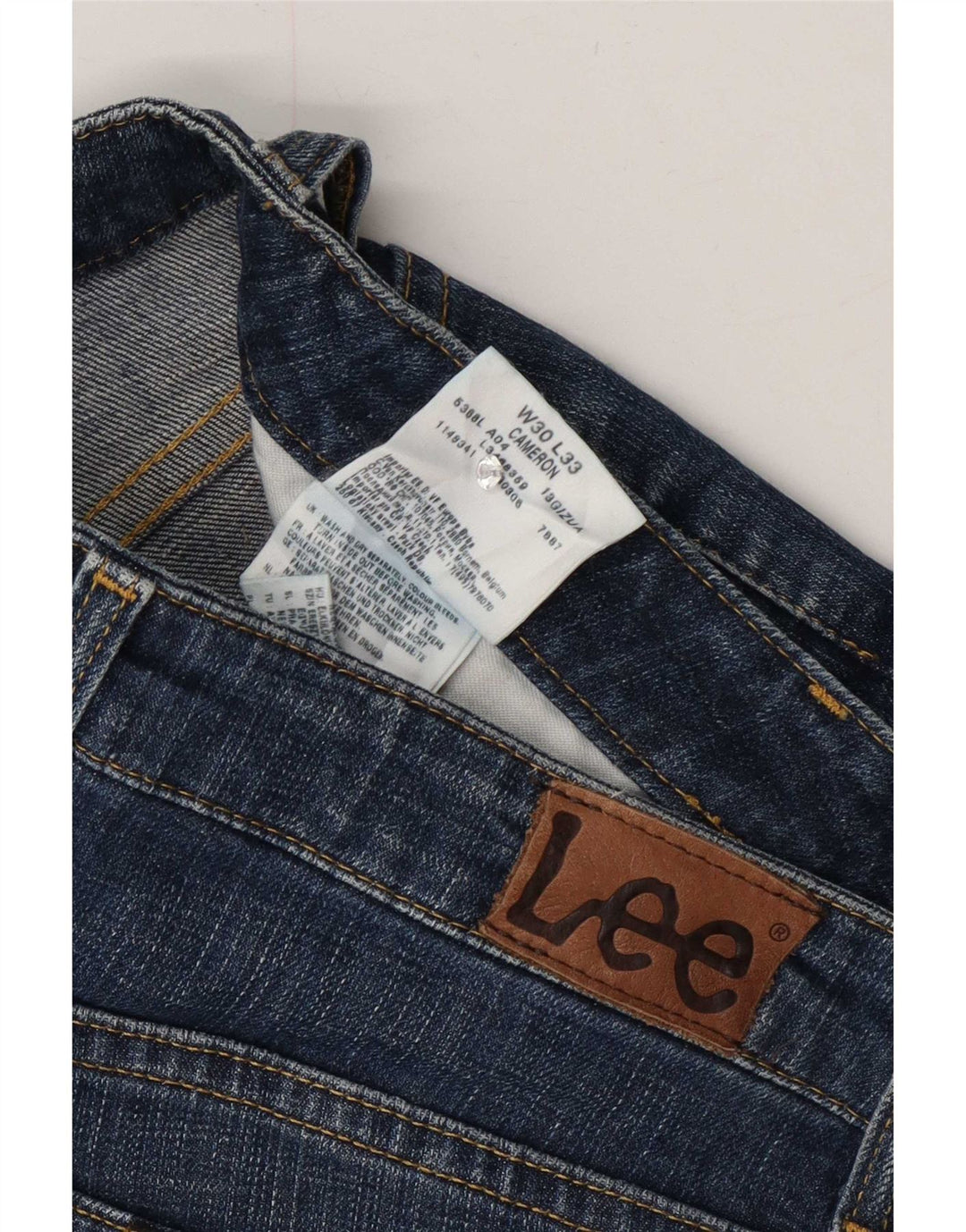 Lee Damen Cameron Bootcut Jeans W30 L30 Blaue Baumwolle
