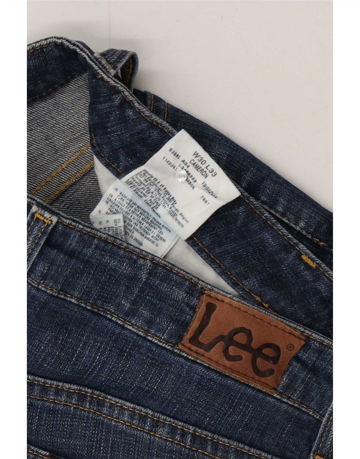 Lee Damen Cameron Bootcut Jeans W30 L30 Blaue Baumwolle