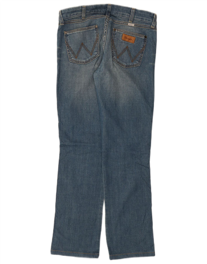 Wrangler Damen Sofia Bootcut Jeans W29 L30 Blaue Baumwolle