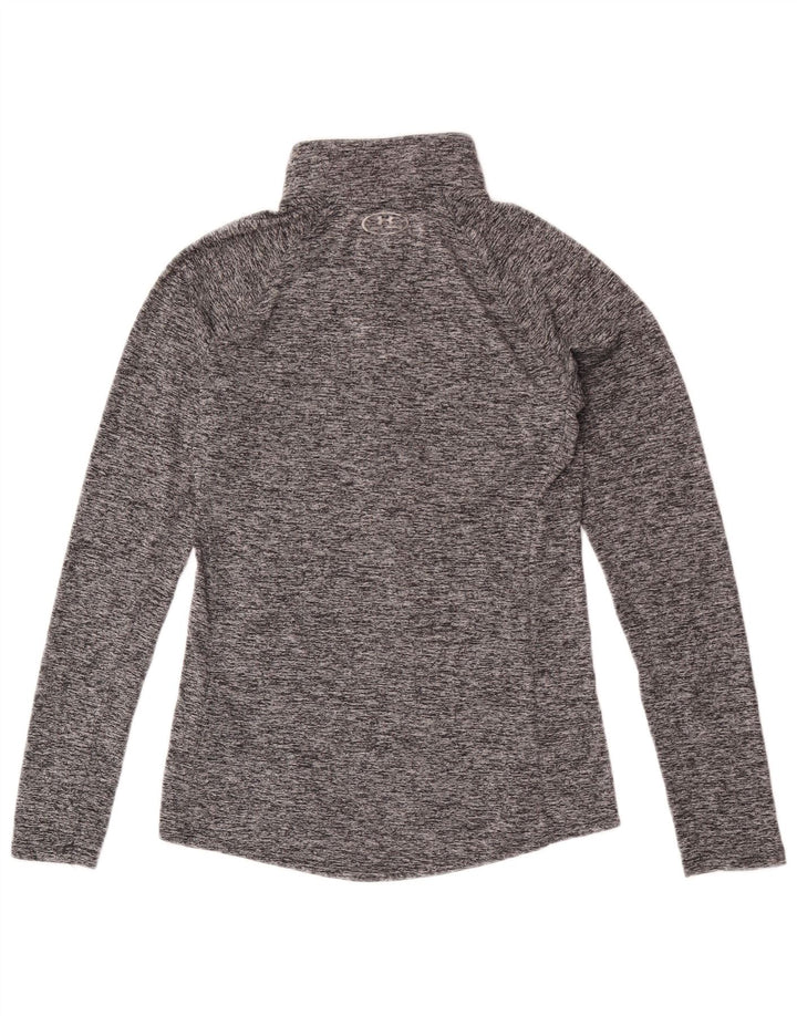 Under Armour Herren Heat Gear Pullover-Trainingsanzugoberteil, klein, grau gefleckt