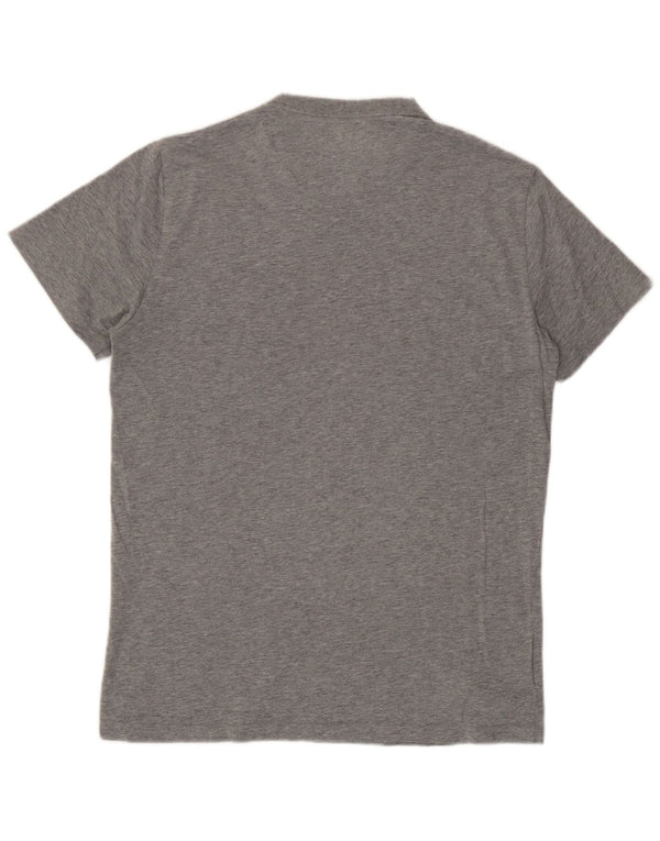 Fred Perry Herren T-Shirt Top Small Grau Baumwolle