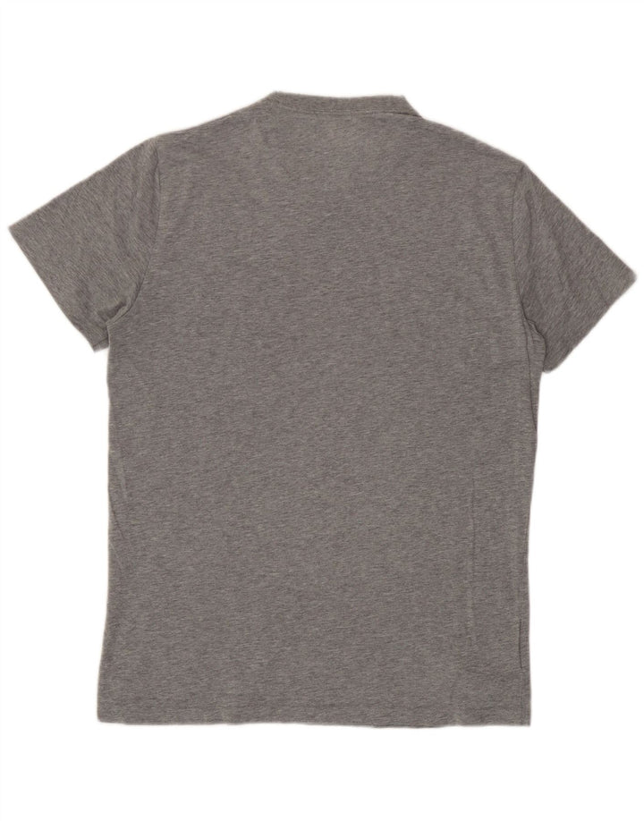 Fred Perry Herren T-Shirt Top Small Grau Baumwolle