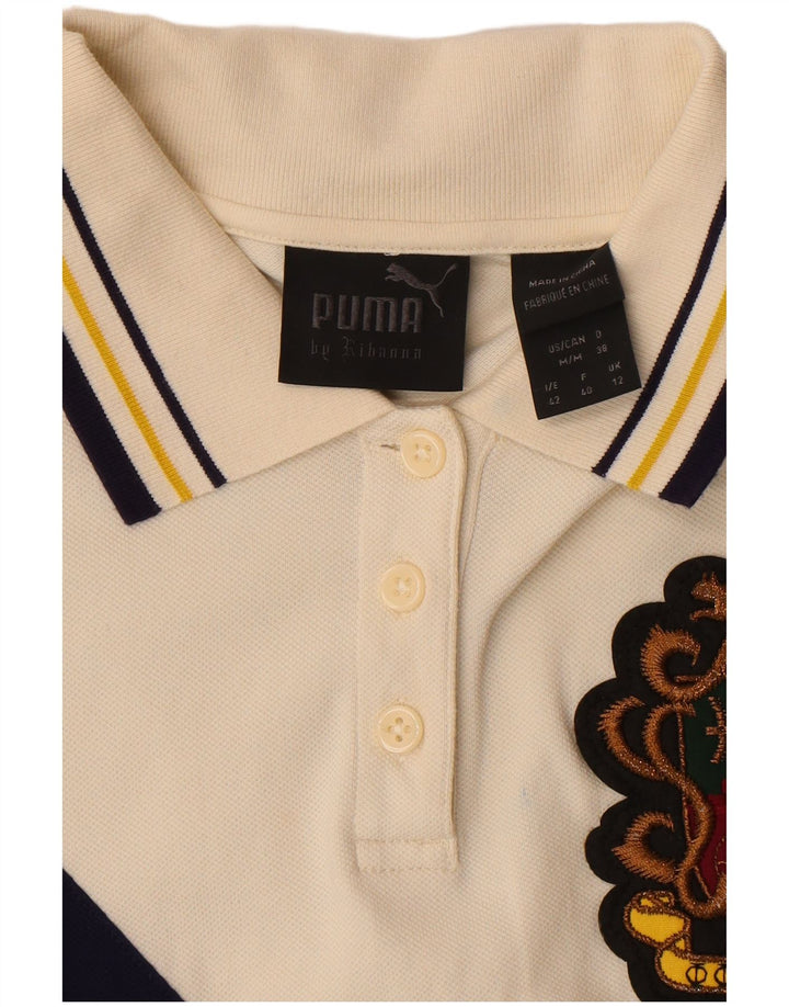 Puma Damen Polokleid UK 12 Medium Beige
