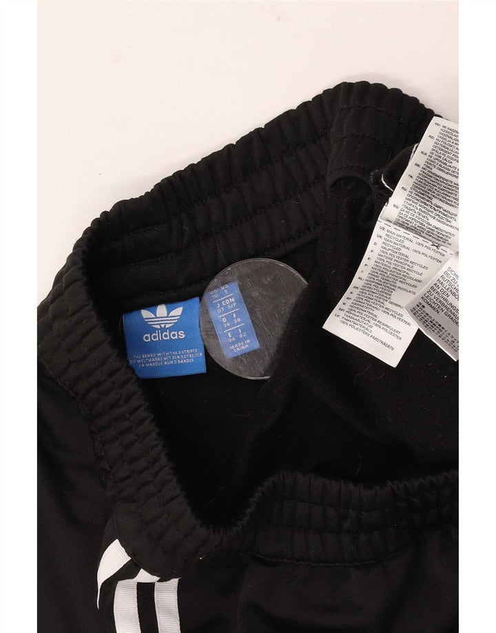 Adidas Damen Sportshorts UK 10 Small Schwarz Polyester