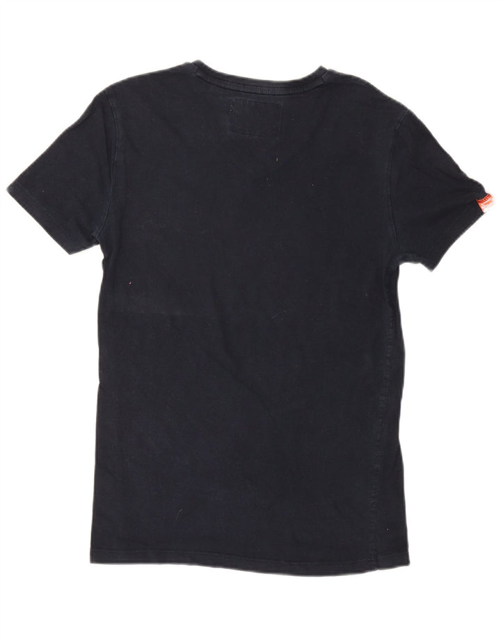 Superdry Herren T-Shirt Top XS Marineblau