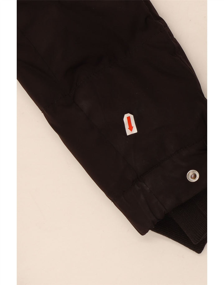 Tommy Hilfiger Wattierter Damenmantel mit Kapuze, UK 14, Mittelbraun, Polyester