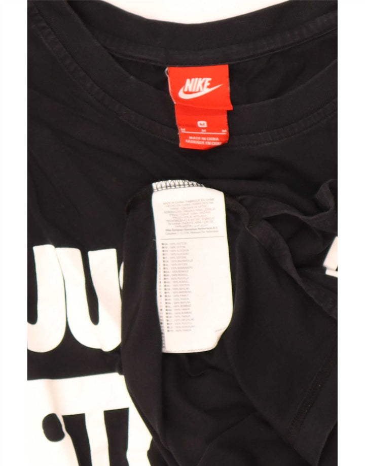 Nike Herren Grafik-Weste-Oberteil, Mittelschwarz, Colourblock-Baumwolle