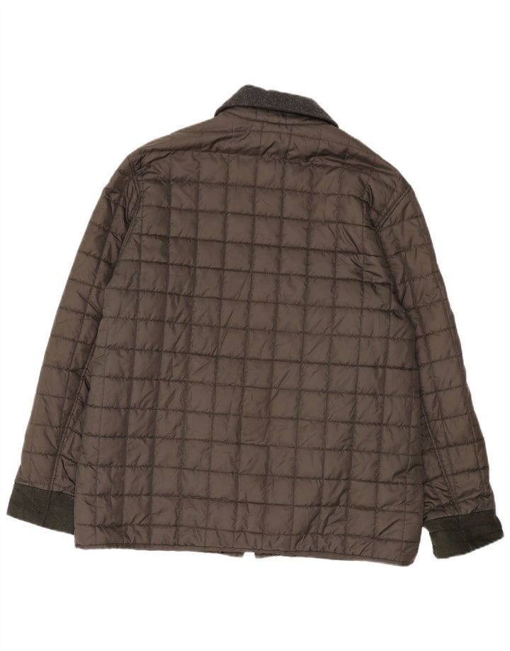 Belfe & Herren Steppjacke UK 46 3XL Grau Polyester