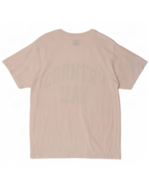 Champion Herren-T-Shirt mit Grafik, mittelweiße Baumwolle