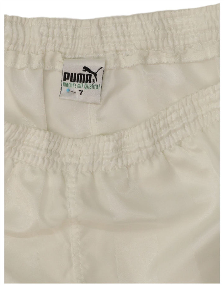 Puma Herren-Badeshorts, groß, weiß, Polyamid
