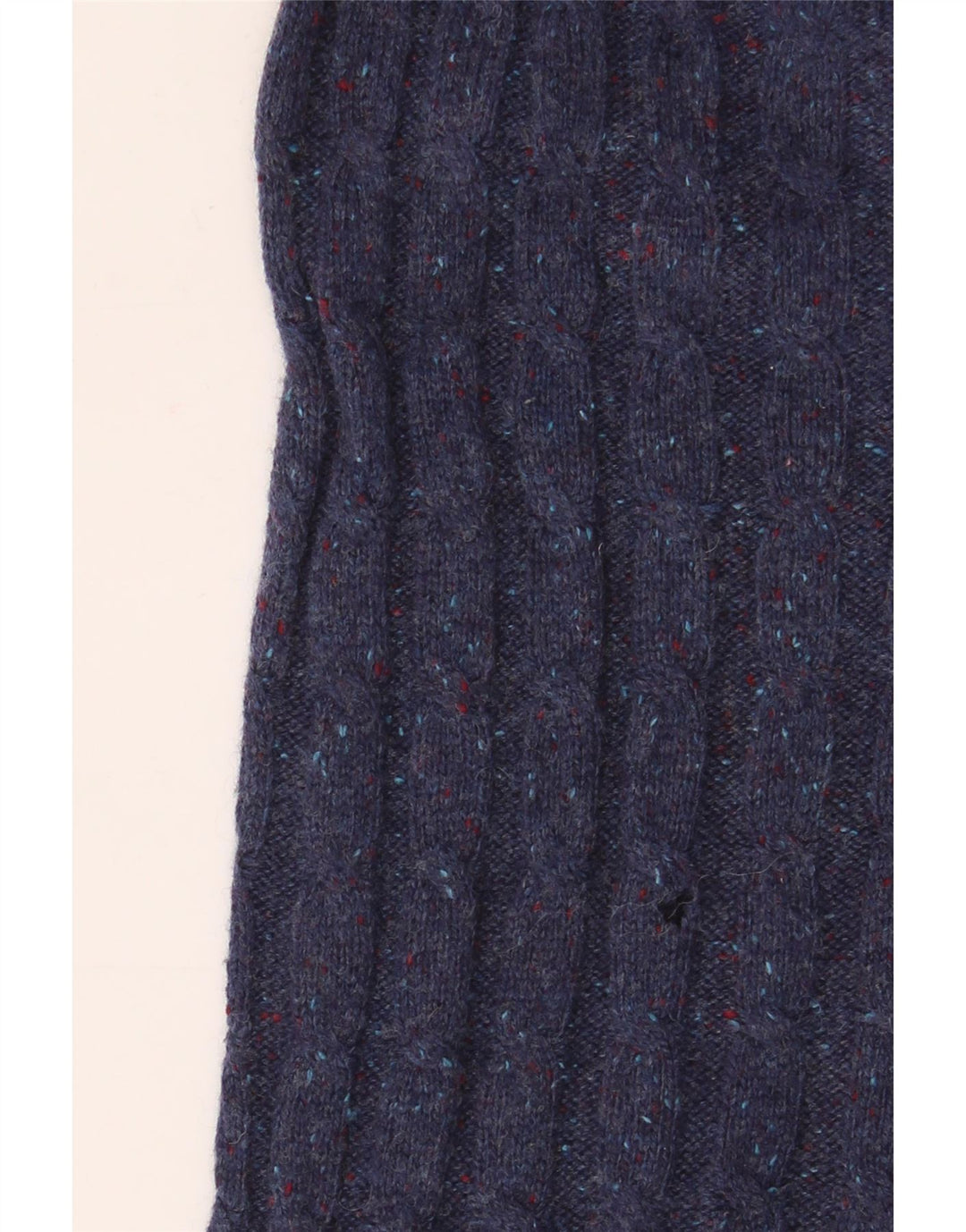 JACK WILLS Herren Rundhals Pullover Sweater Large Navy Blau Gefleckt