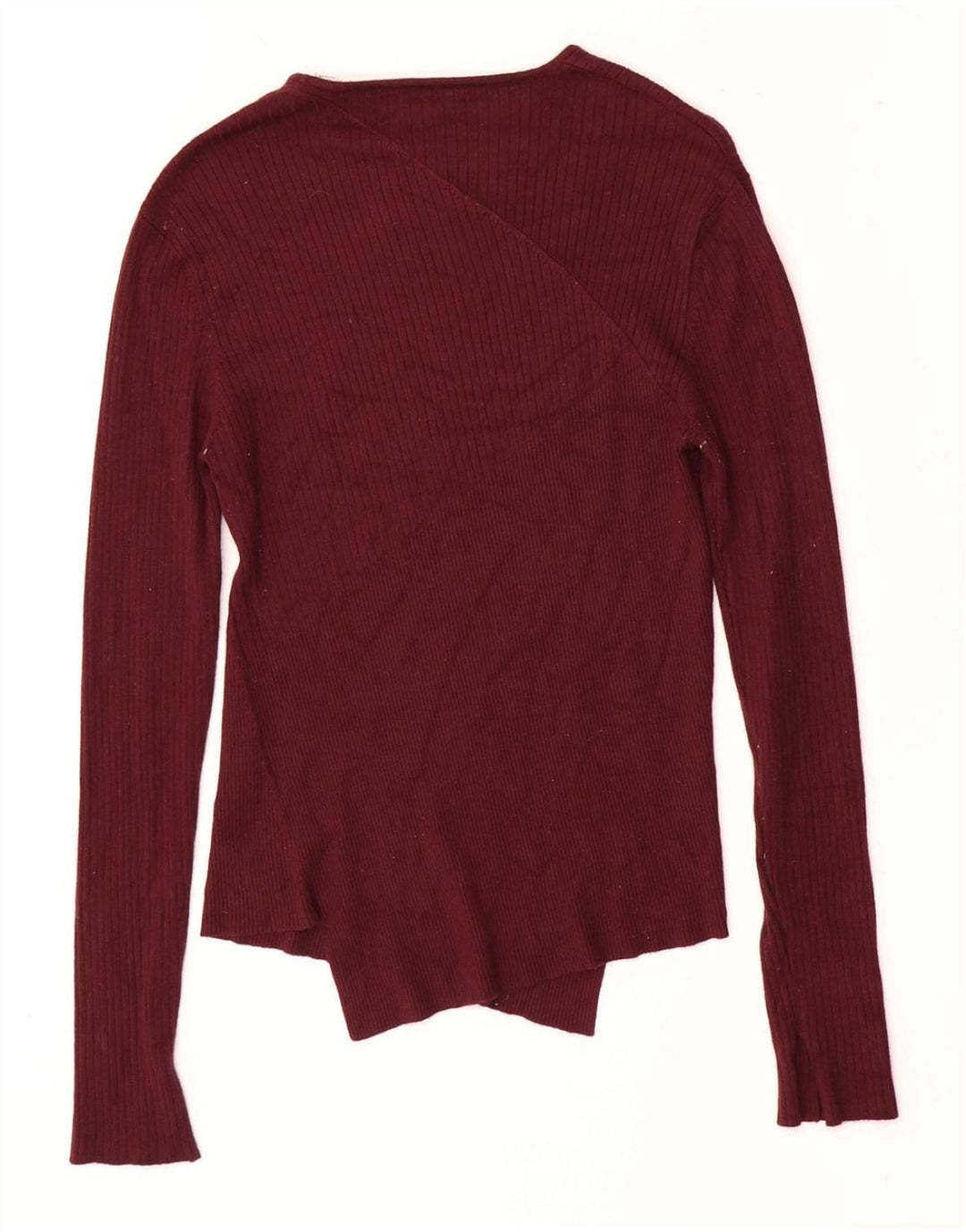 Jack Wills Damen-Pullover mit U-Boot-Ausschnitt, Gr. 10, Größe S, Burgunderrot, Viskose