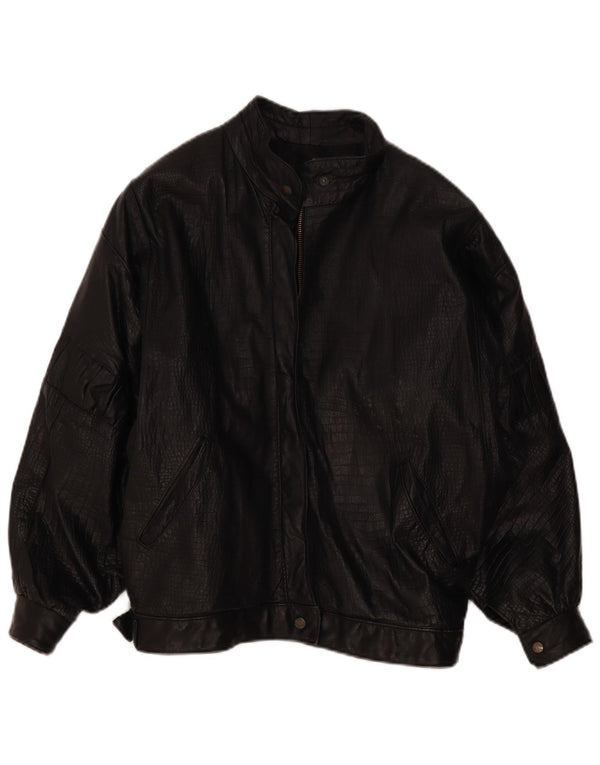 Lavorazione Artigiana Damenjacke IT 46 Large Black Animal Print