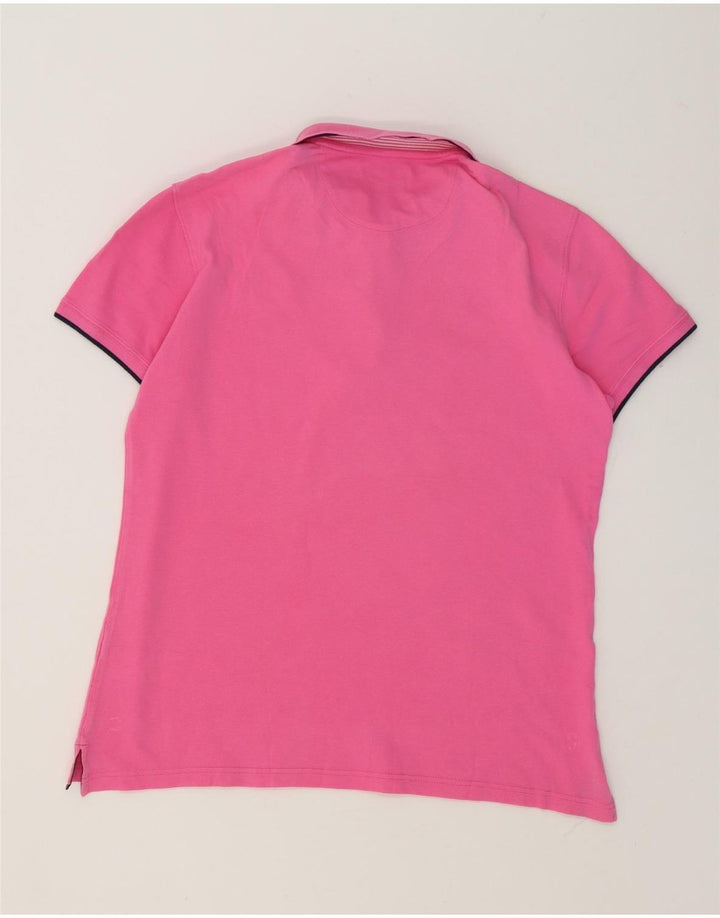 Massimo Dutti Herren Slim Fit Poloshirt Large Pink