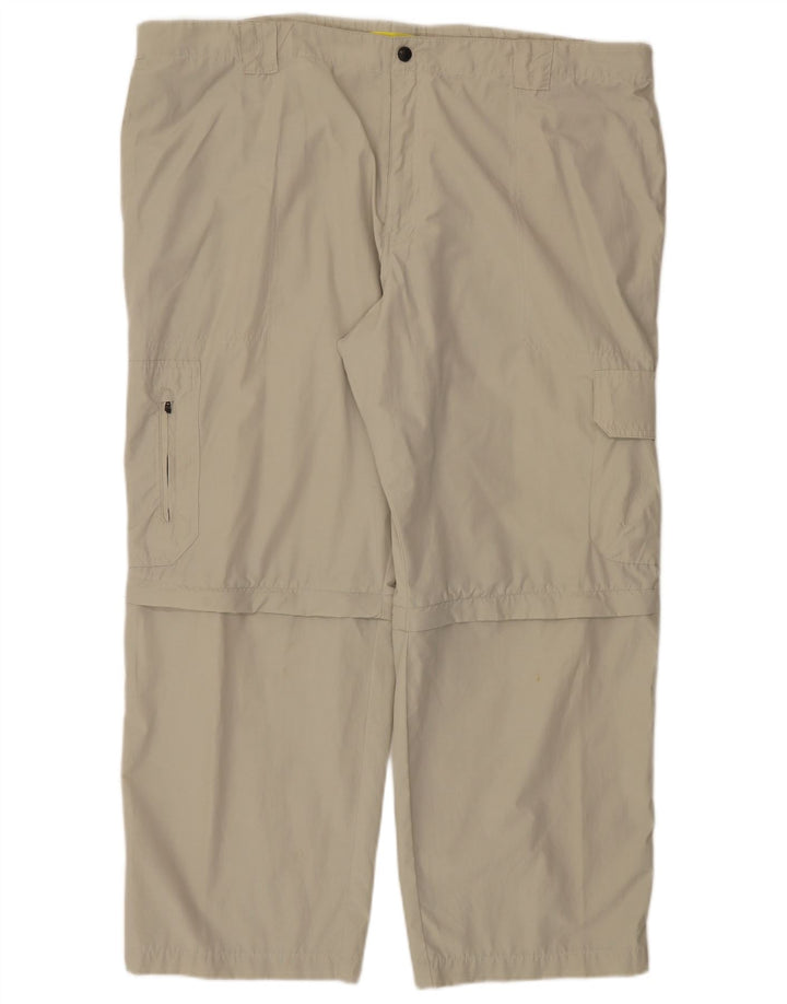 Gerade Herren-Cargohose von Marks & Spencer, W44, L29, beige, Polyamid