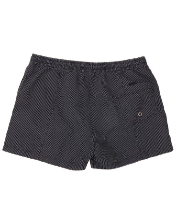North Sails Herren-Badeshorts, groß, marineblau, gestreift, Polyester