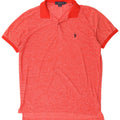U.S. Polo Assn. Herrenhemd Mittelrot gesprenkeltes Polyester