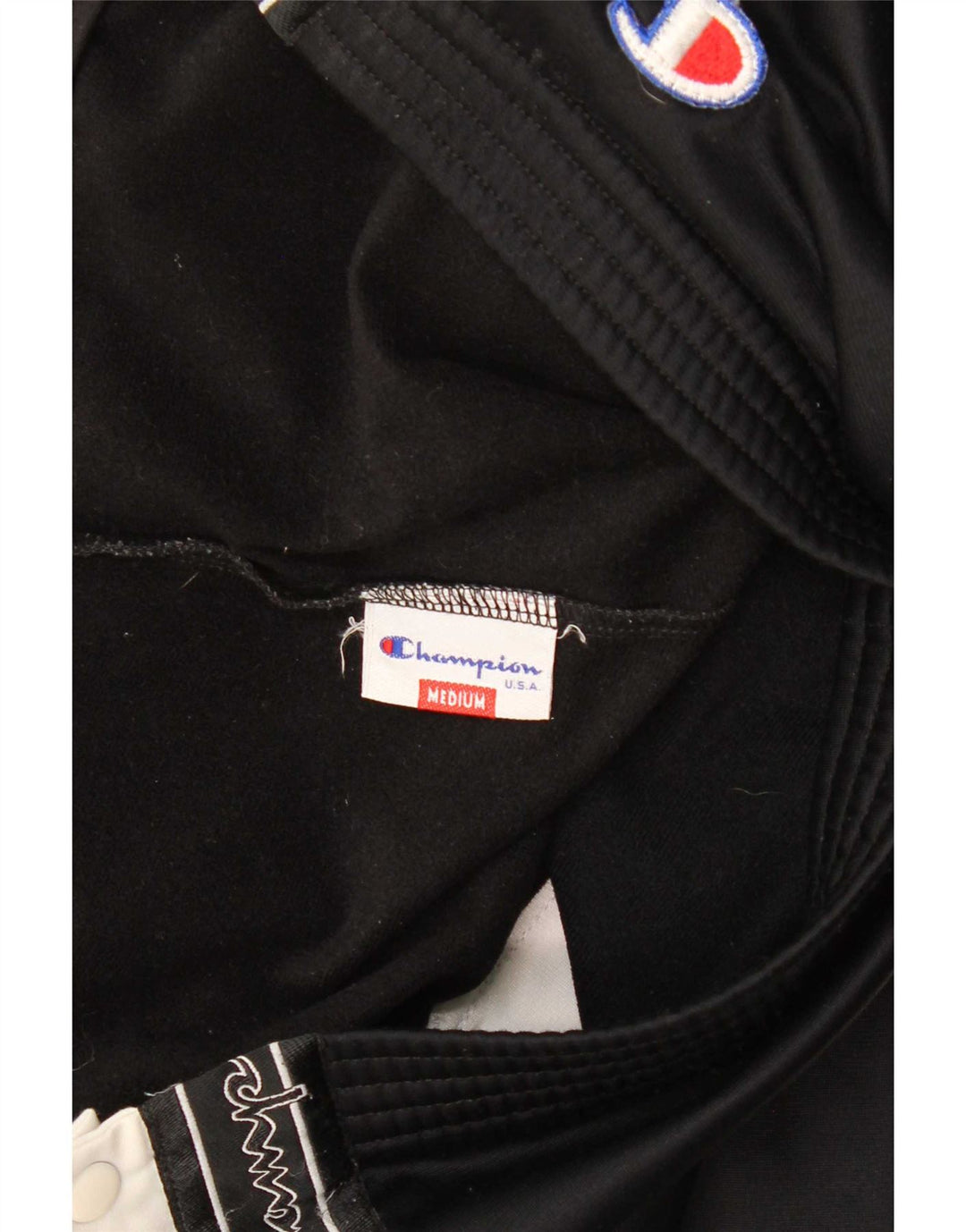 Champion Herren-Trainingshose mit Grafik, Mittelschwarz, Farbblock
