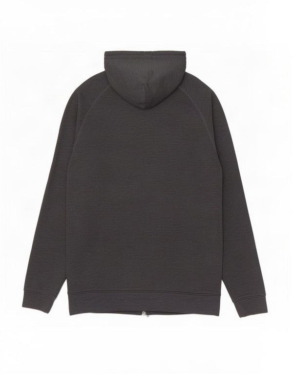 Under Armour Herren-Kapuzenpullover mit Reißverschluss, mittelgraue Baumwolle