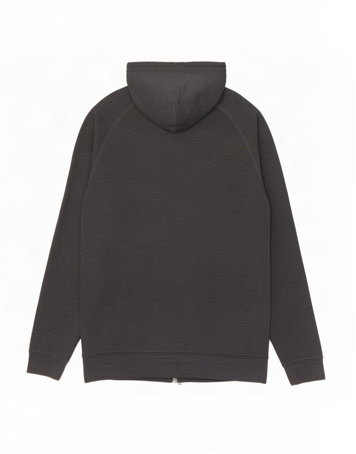 Under Armour Herren-Kapuzenpullover mit Reißverschluss, mittelgraue Baumwolle