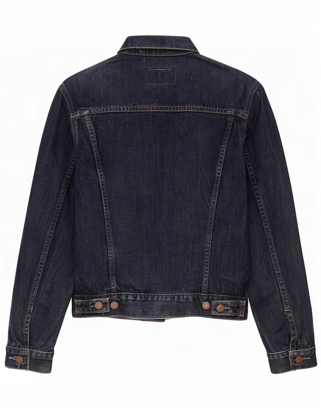 Levi's Damen Jeansjacke UK 12 Medium Marineblau Baumwolle