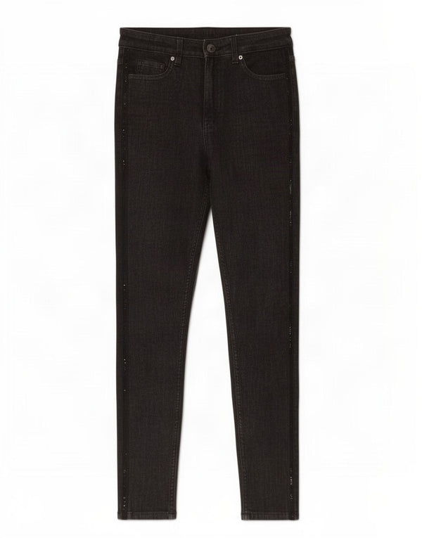 Marks & Spencer Damen The Ivy Skinny Jeans UK 10 Small W28 L27 Schwarz