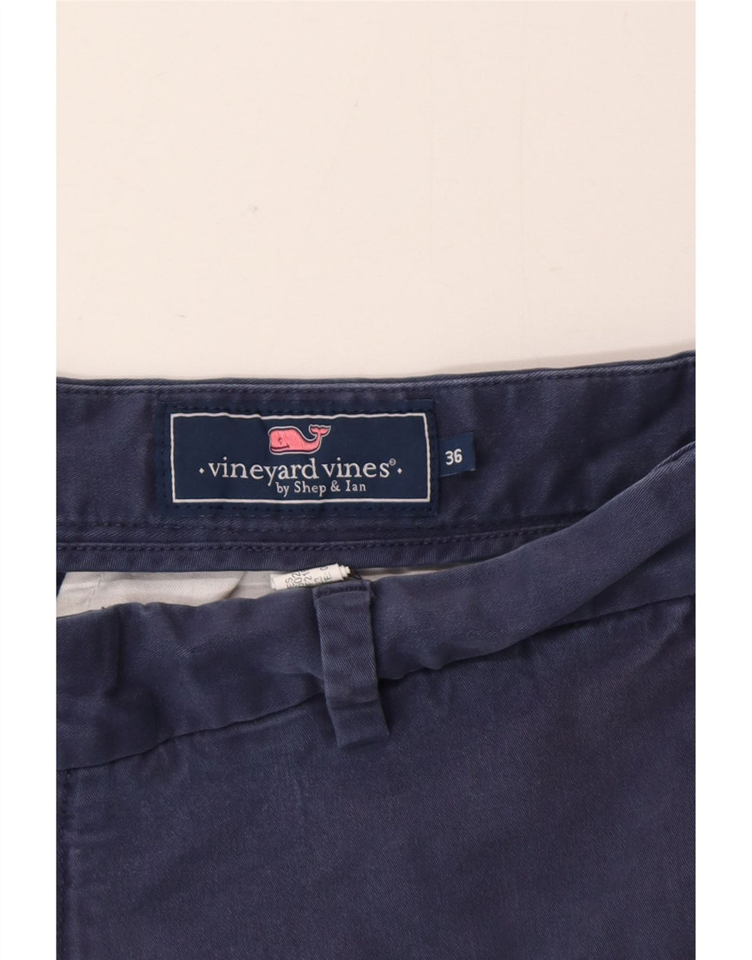 Vineyard Vines Herren Chinoshorts W36 Large Marineblau