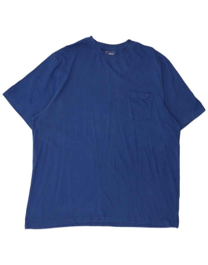 L.L.BEAN Herren-T-Shirt mit traditioneller Passform, 2XL, Blau, Baumwolle