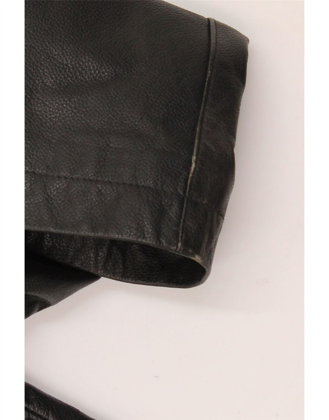 UNION RIVER Mens Leather Jacket UK 40 Large Black Leather Vintage Union River and Second-Hand Union River from Messina Hembry 
