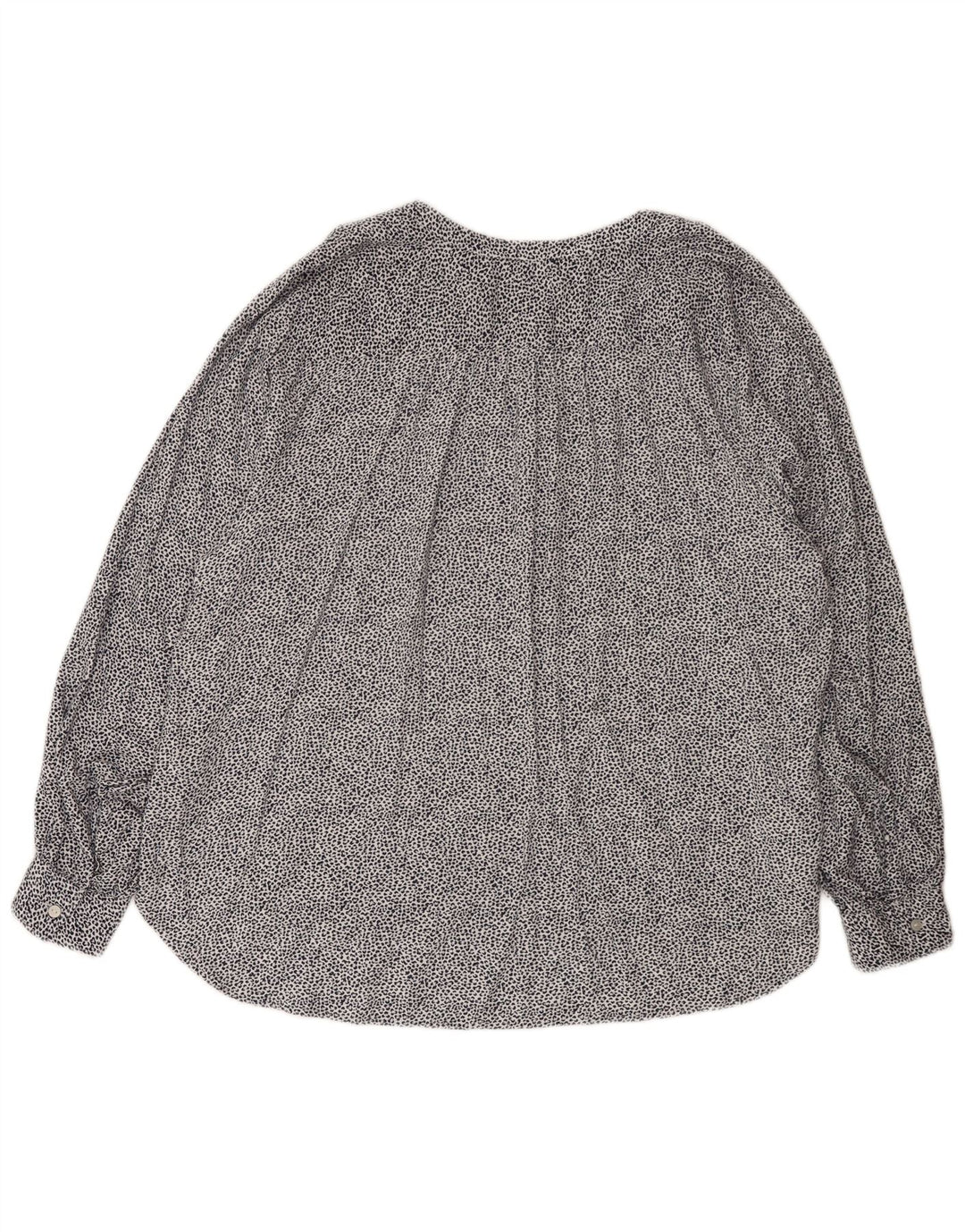 Marks & Spencer Damen Pullover-Hemdbluse UK 20 2XL Weißer Animal-Print