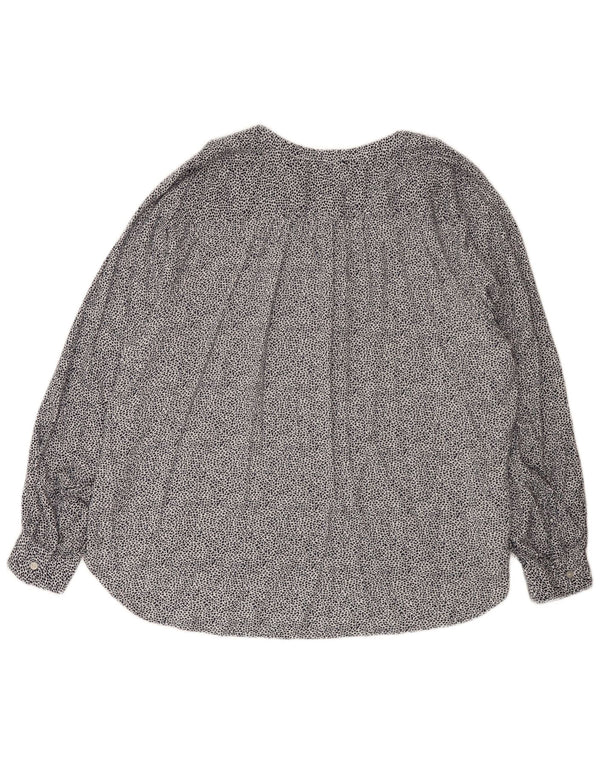 Marks & Spencer Damen Pullover-Hemdbluse UK 20 2XL Weißer Animal-Print