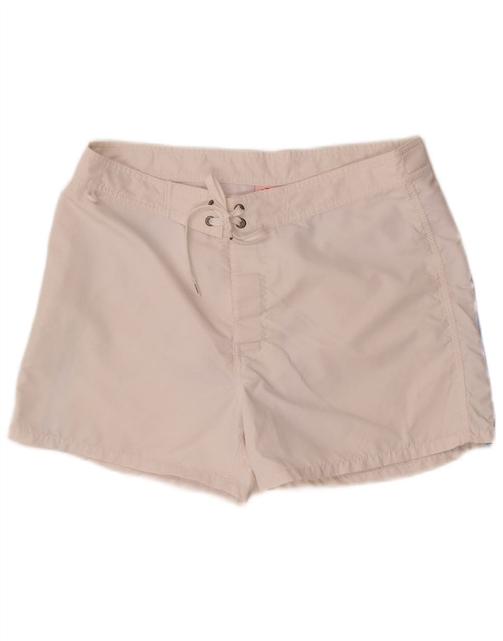 Sundek Herren Badeshorts Mittelweißes Nylon