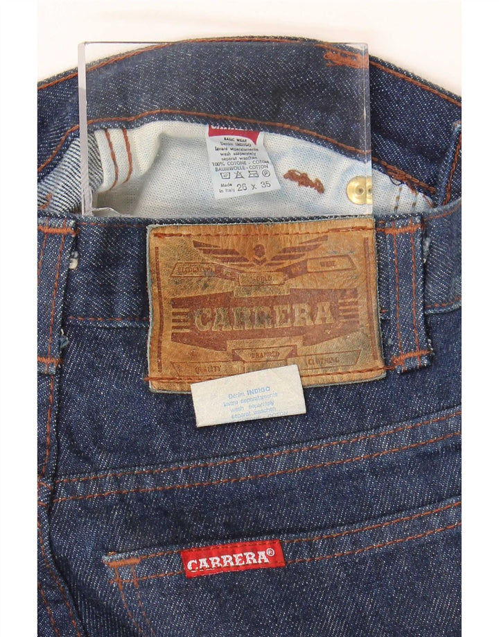 Carrera Damen Straight Jeans W26 L35 Marineblaue Baumwolle