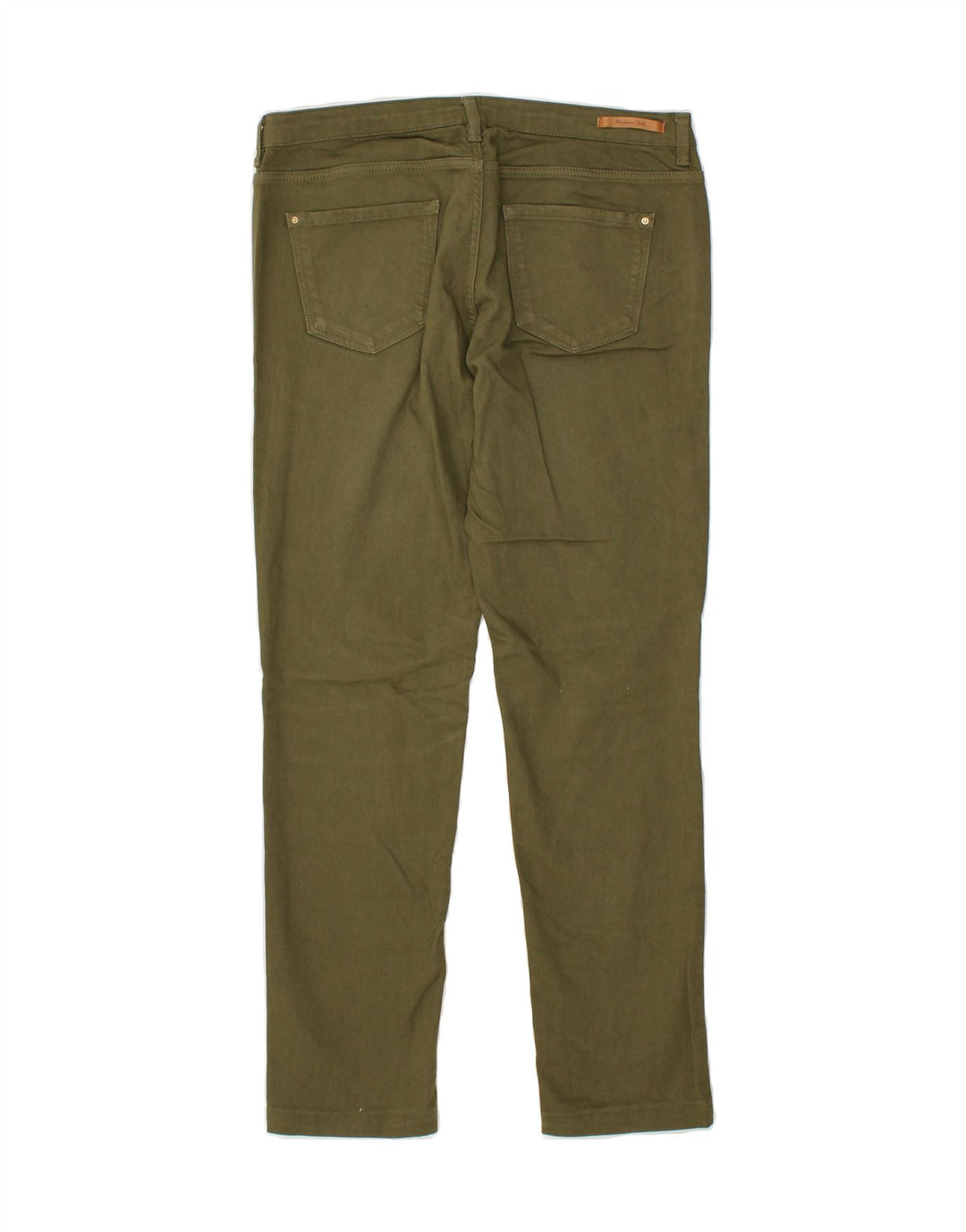 MASSIMO DUTTI Womens Slim Jeans EU 42 Large W32 L29 Green Cotton Vintage Massimo Dutti and Second-Hand Massimo Dutti from Messina Hembry 