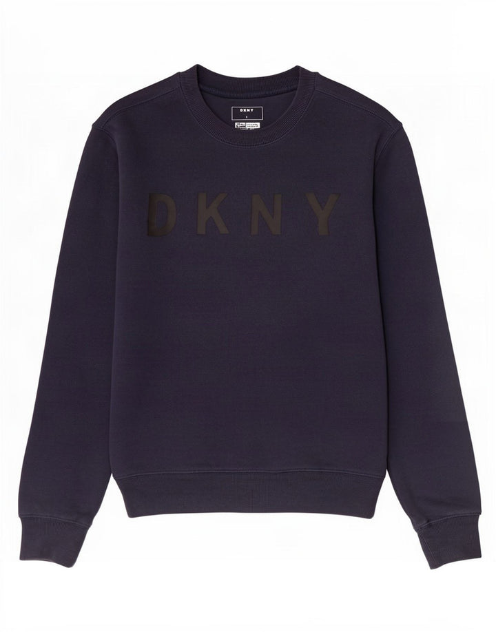 Dkny Herren-Sweatshirt mit Grafik, Größe S, marineblau, Baumwolle