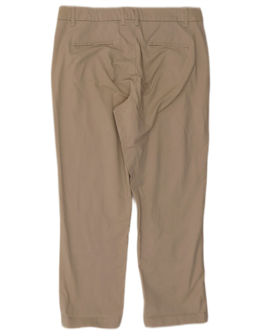 FAT FACE Gerade geschnittene Damenhose, UK 8, Größe S, W30, L23, Beige, Baumwolle