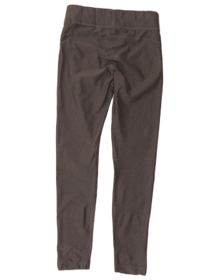 Under Armour Damen Heat Gear Leggings UK 12 Mittelgrau meliert