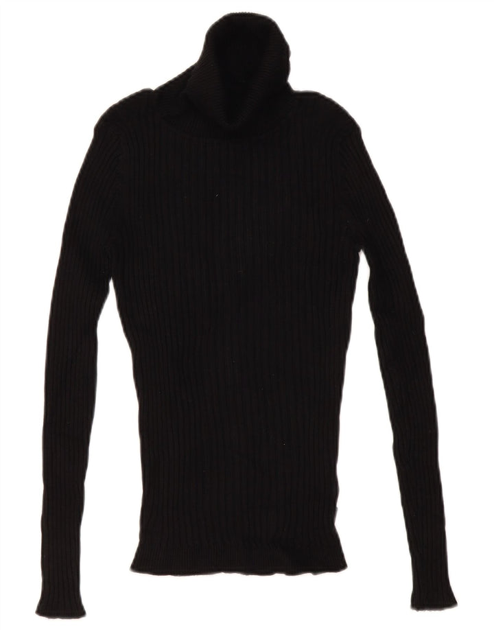 Musto Damen-Pullover mit Rollkragen, UK 12, mittlere schwarze Viskose